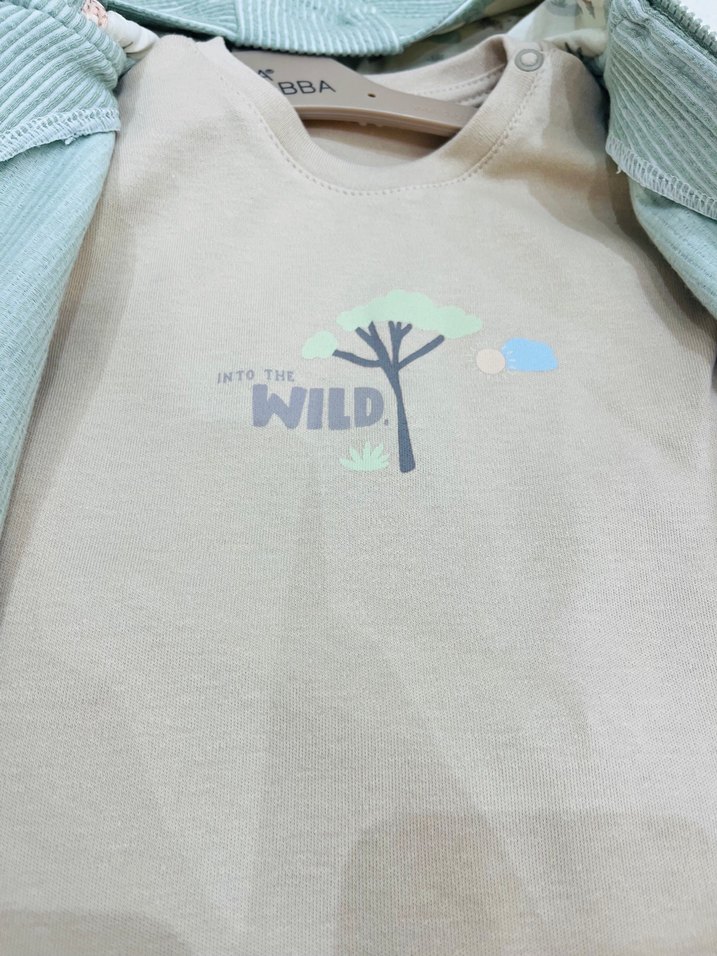 Bebek Erkek Kapüşonlu Pamuklu Takım - Görsel 4