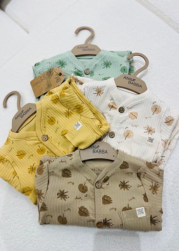 Bebek Erkek Uzun Kollu Pamuklu Bohem Takım - Görsel 2