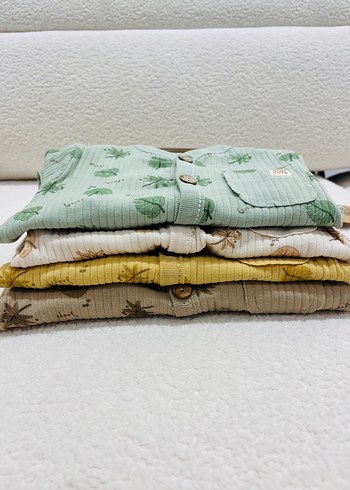 Bebek Erkek Uzun Kollu Pamuklu Bohem Takım - Görsel 4