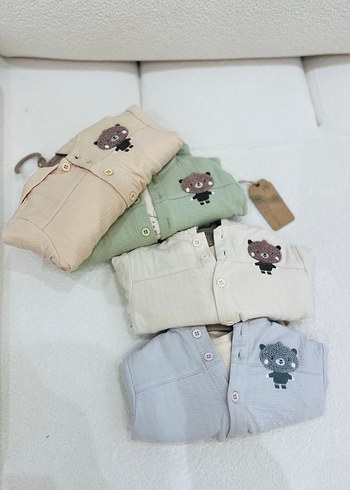 Kapüşonlu, Fermuarlı Bebek Erkek Takımı - Görsel 8