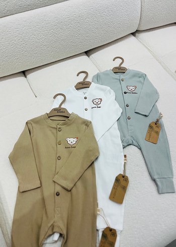 Uzun Kollu Örgü Erkek Bebek Takımı - Görsel 4