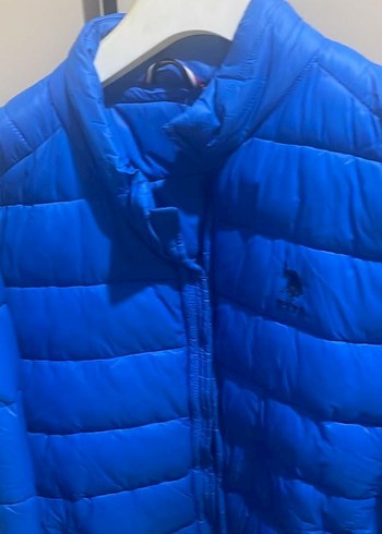 Erkek  Çocuk Mavi Kapüşonsuz Mont - Görsel 3