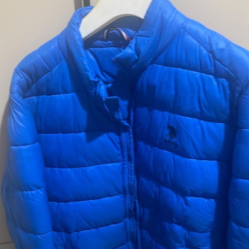 Erkek  Çocuk Mavi Kapüşonsuz Mont - Görsel 3