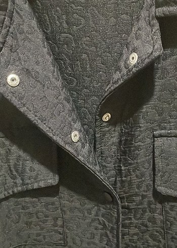 Çıtçıtlı gömlek ceket - Görsel 2