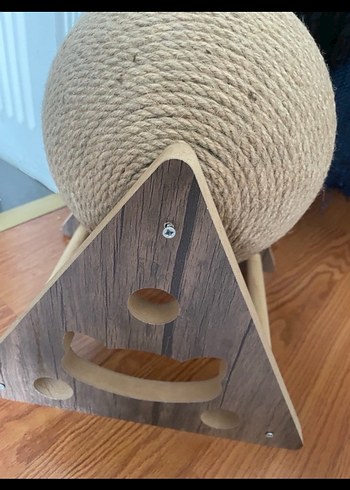 Bej Kedi Tırmalama Topu - Görsel 2