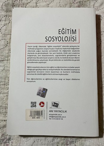 Eğitim Sosyolojisi - Prof. Dr. Mahmut Tezcan - Görsel 2