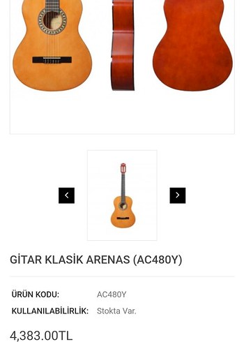 ARENAS AC480Y Klasik Gitar Çantalı - Görsel 9