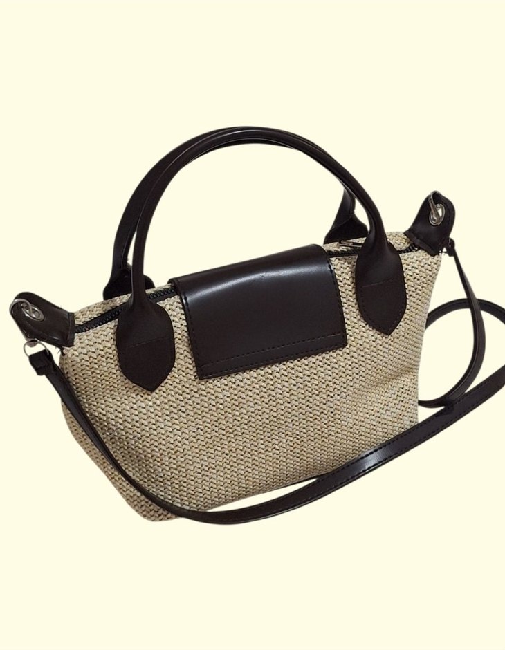 SHULE BAGS Kadın Hasır EL Kol Çantası - Görsel 2