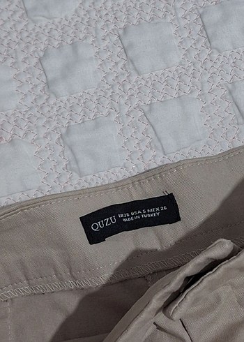 QUZU (S Beden) Mini Şort Etek Kemerli - Görsel 4