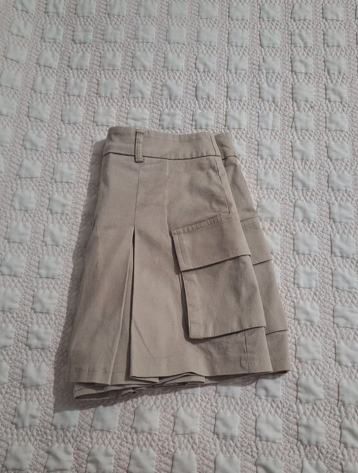 QUZU (S Beden) Mini Şort Etek Kemerli - Görsel 2