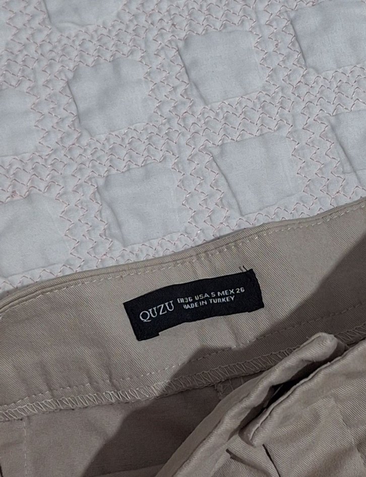 QUZU (S Beden) Mini Şort Etek Kemerli - Görsel 4