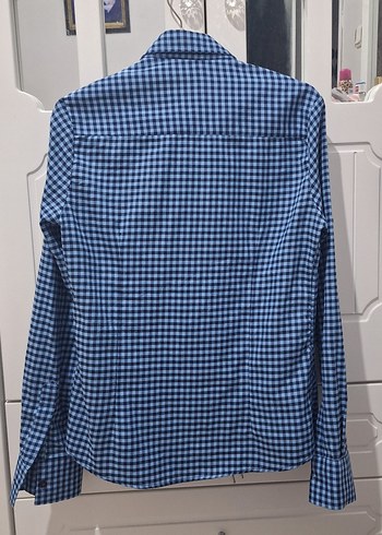 U.S POLO Ekose Kadın Gömlek - Görsel 3