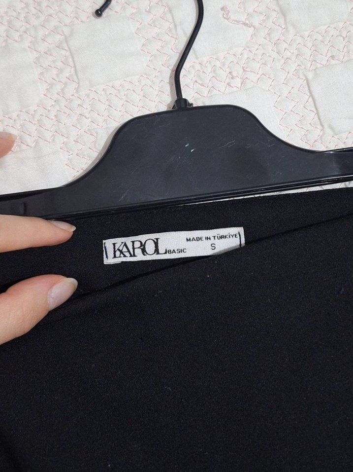 KAROL Siyah Şortlu Mini Etek -S - Görsel 3