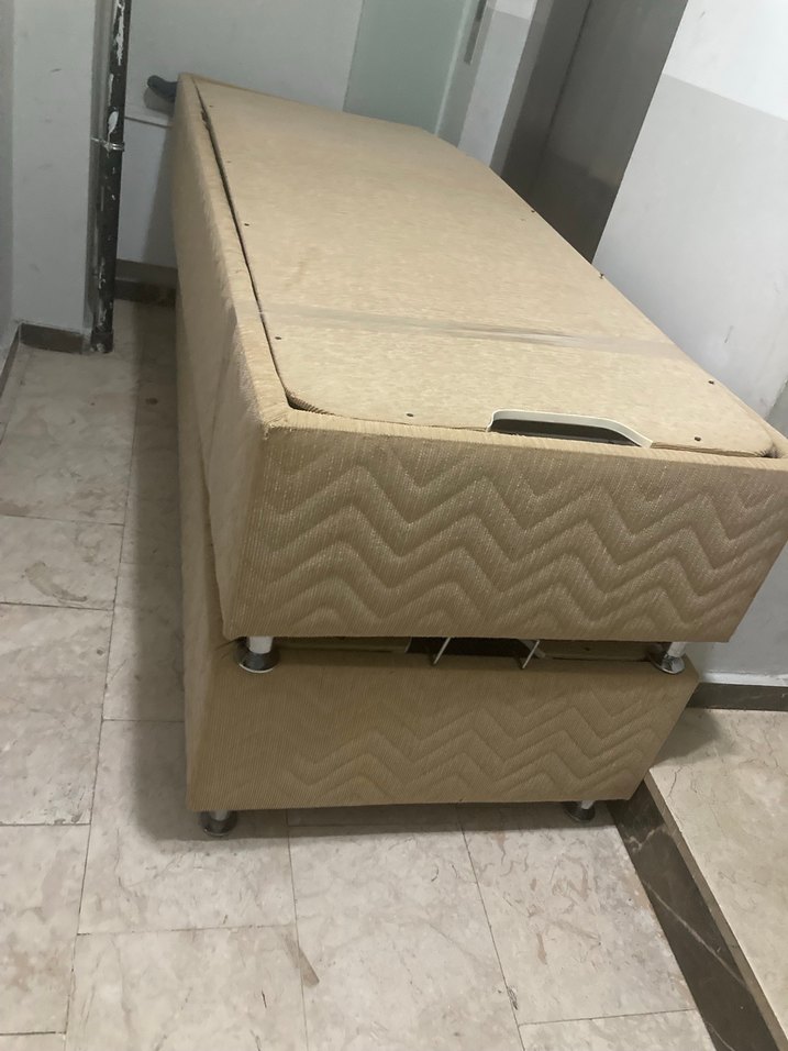 2 Adet Bej Renkli Çocuk Yatağı - Görsel 4