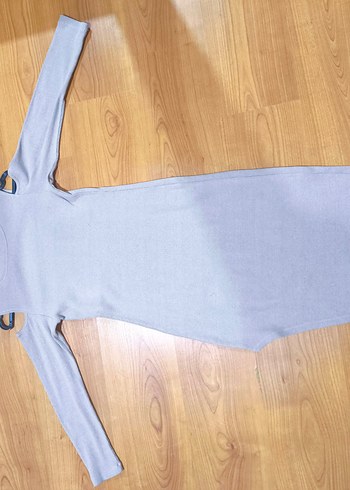 Trendyol Taş Cut-out Bodycone Örme Elbise  L Beden - Görsel 4