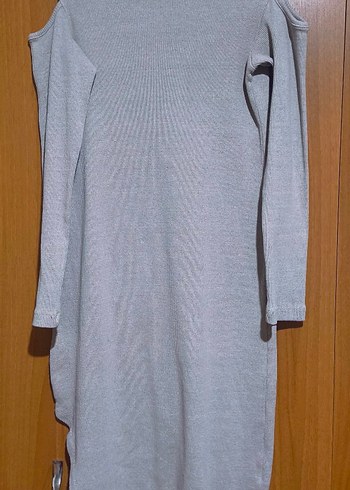 Trendyol Taş Cut-out Bodycone Örme Elbise  L Beden - Görsel 2