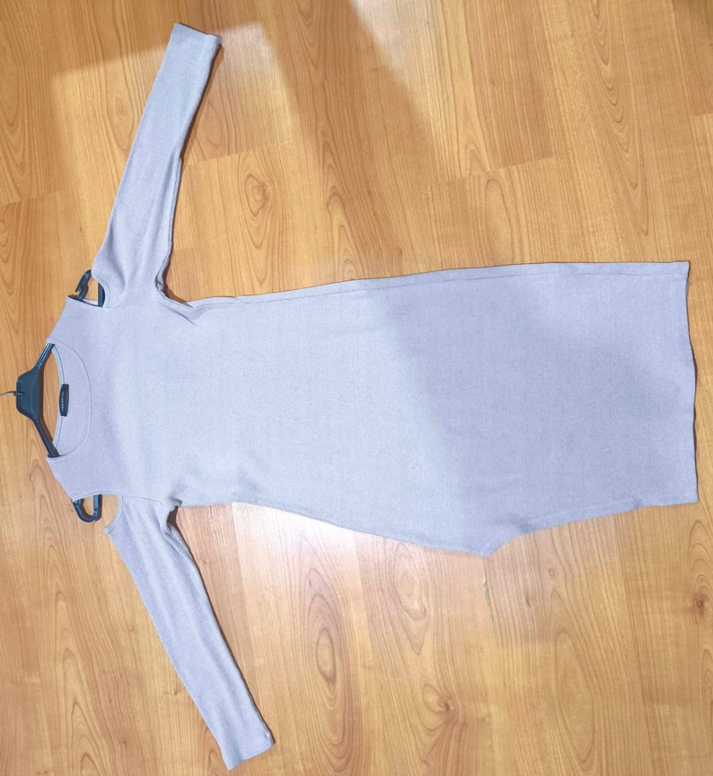 Trendyol Taş Cut-out Bodycone Örme Elbise  L Beden - Görsel 4