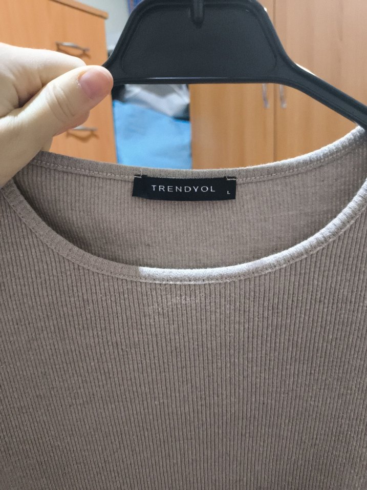 Trendyol Taş Cut-out Bodycone Örme Elbise  L Beden - Görsel 5