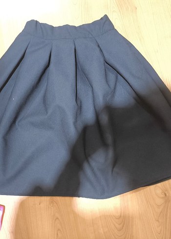 Pliseli Siyah Midi Thanners Pileli (Balon Form) Etek  40 Beden - Görsel 2