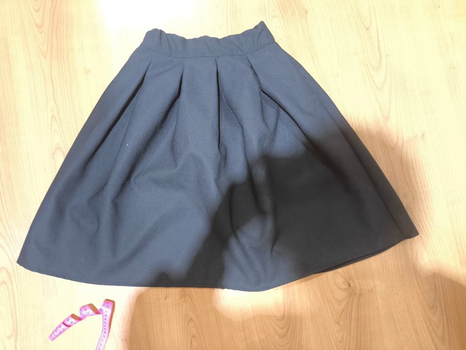 Pliseli Siyah Midi Thanners Pileli (Balon Form) Etek  40 Beden - Görsel 2