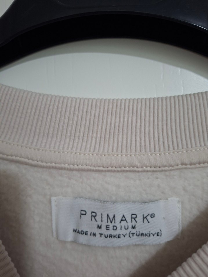 Bej Çiçek Baskılı erkek Sweatshirt - Görsel 2