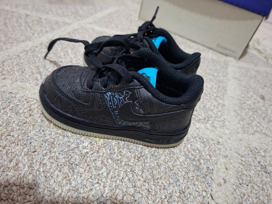Siyah Erkek Çocuk Spor Ayakkabı nike air force 1 - Görsel 3