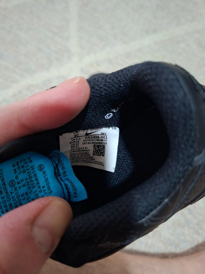 Siyah Erkek Çocuk Spor Ayakkabı nike air force 1 - Görsel 4