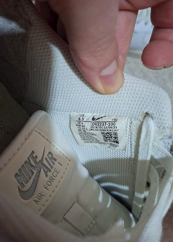 Beyaz erkek  Spor Ayakkabı - Nike air force 1 - Görsel 5