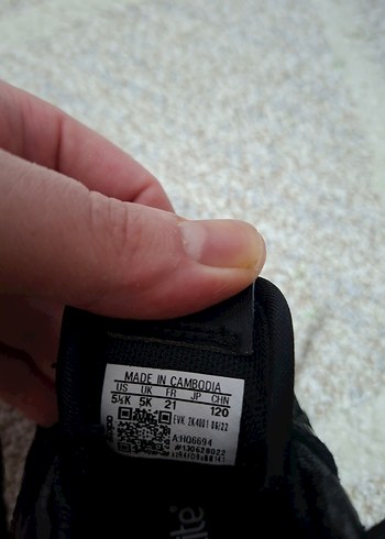 Erkek Çocuk Siyah Adidas Sneakers - Görsel 7