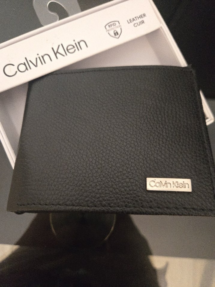 Calvin Klein Siyah Deri Erkek Cüzdan - Görsel 2