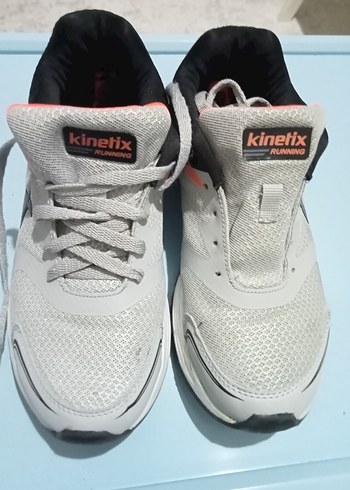 Gri Kinetix Bağcıklı Erkek Spor Ayakkabı - Görsel 3