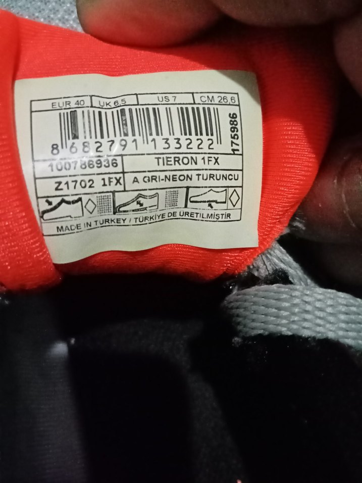 Gri Kinetix Bağcıklı Erkek Spor Ayakkabı - Görsel 2