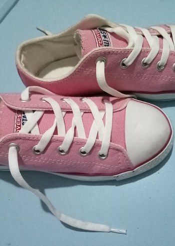 Kadın Pembe Elastik Bağcıklı Spor Ayakkabı - Görsel 2