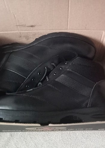 Siyah Bağcıklı Erkek Kauçuk Bot - Görsel 4