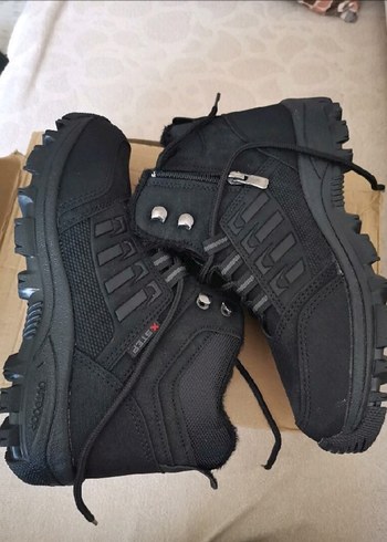 Erkek Siyah Bağcıklı Kauçuk Bot - Görsel 8