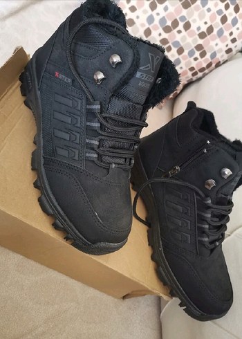 Erkek Siyah Bağcıklı Kauçuk Bot - Görsel 2