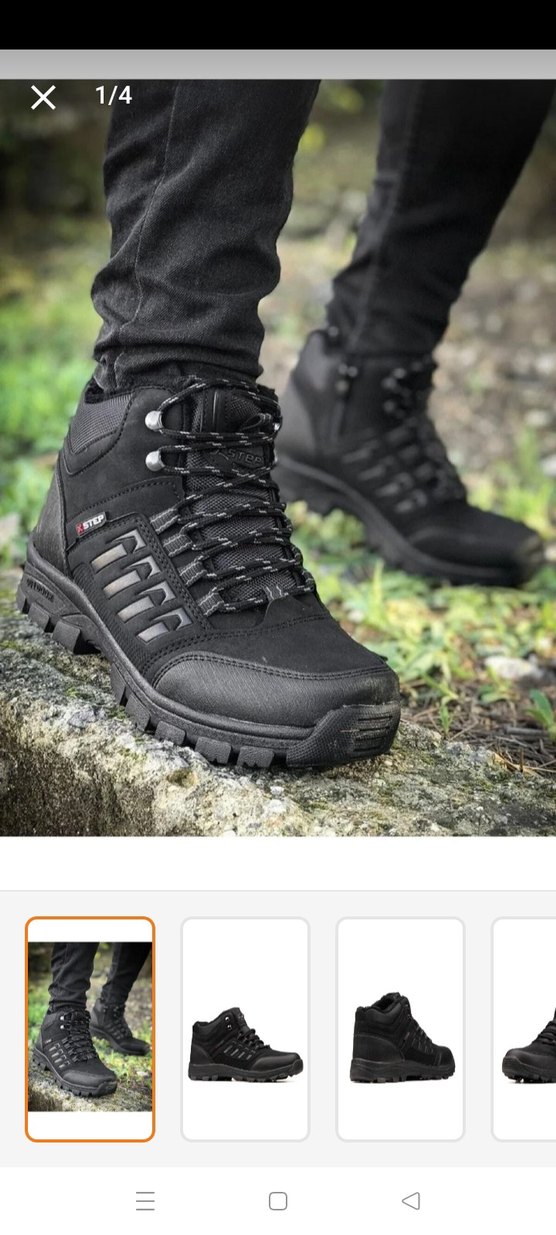 Erkek Siyah Bağcıklı Kauçuk Bot - Görsel 4