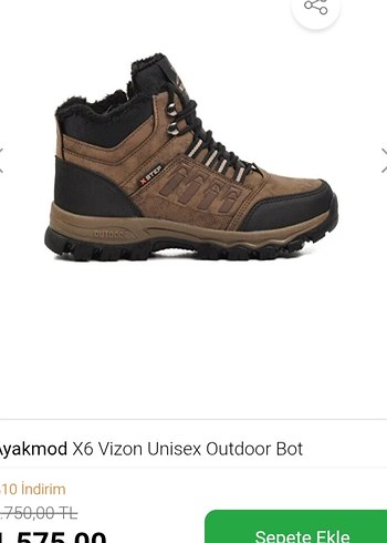 Kahverengi Bağcıklı Erkek Outdoor Bot - Görsel 6