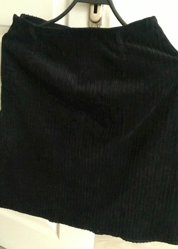 Pilili Siyah Midi Hamile Etek - Görsel 2