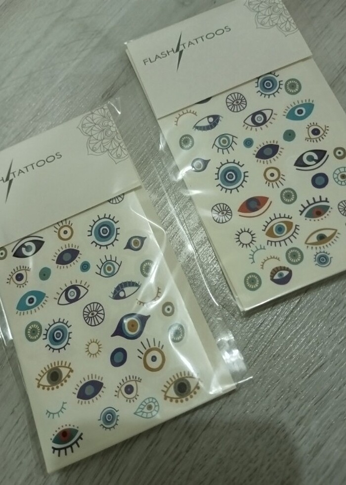 Nazar tırnak dövmesi  - Görsel 3