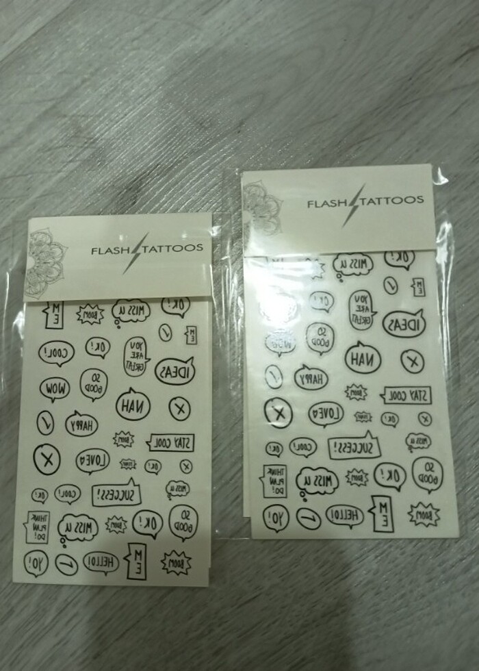 İngilizce ifade tırnak dövmesi  - Görsel 2