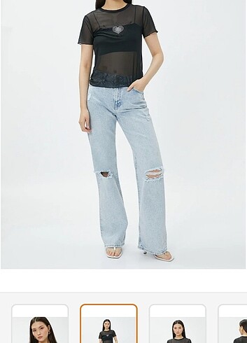s Beden Transparan tshirt