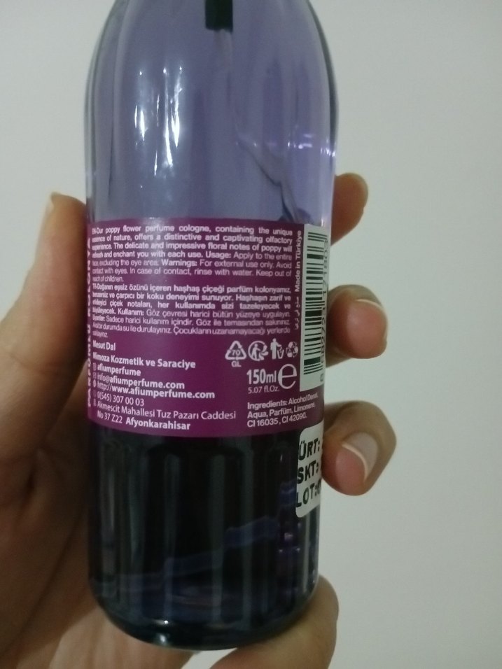 Apıum Haşhaş Çiçeği Kadın Kolonyası - Görsel 3