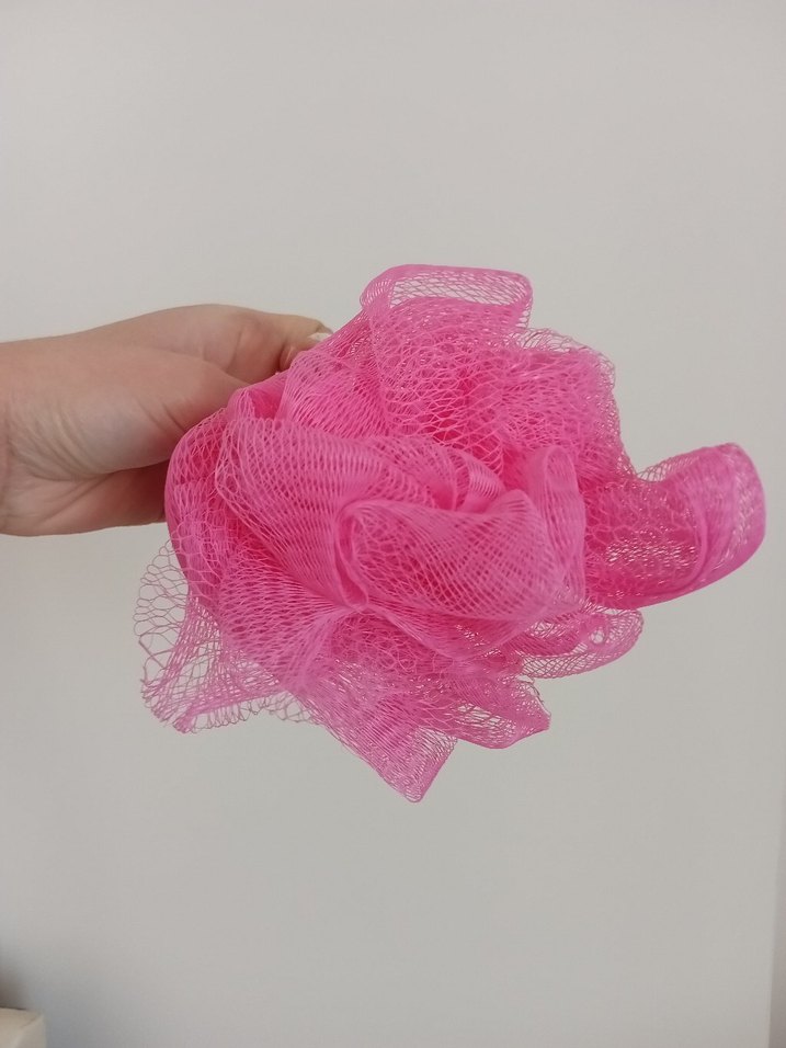 Pembe Renkli Banyo Süngeri - Görsel 2