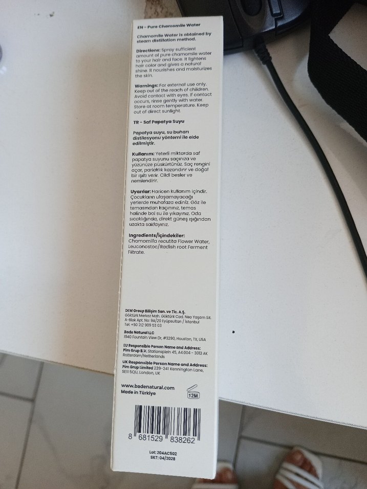 papatya suyu - Görsel 4