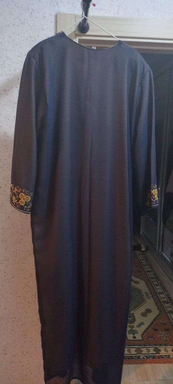 Nakışlı Uzun Kollu Kadın Elbise - Görsel 4