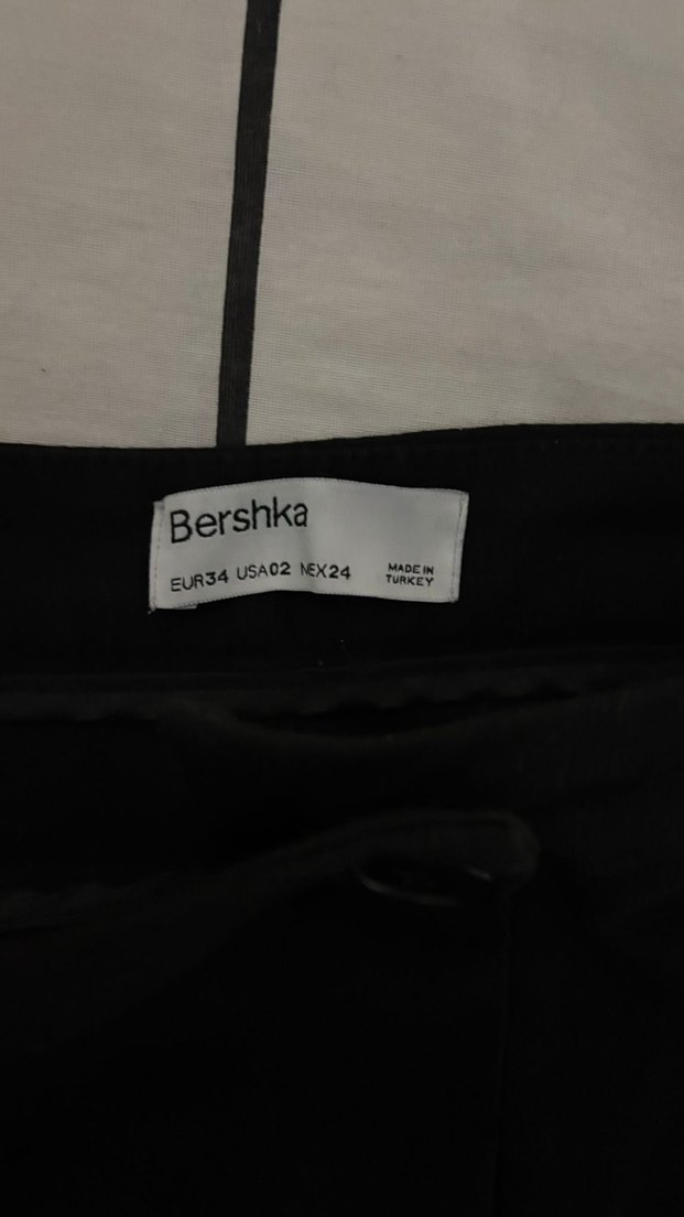 Siyah uzun Kadın Kumaş Pantolon - Görsel 2