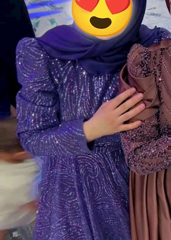 prenses model tesettür abiye - Görsel 2