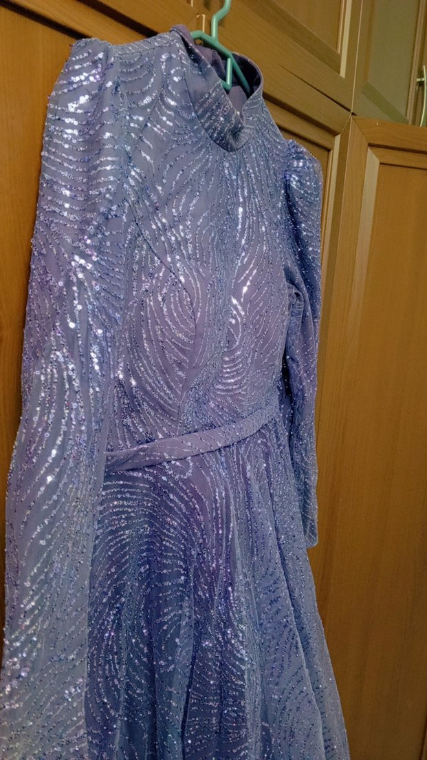 prenses model tesettür abiye - Görsel 4