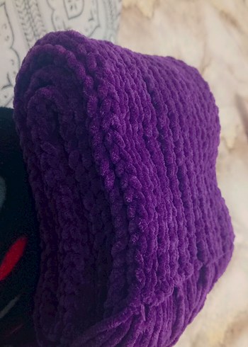 Mor Çocuk Battaniyesi, Yumuşak Dokulu - Görsel 2